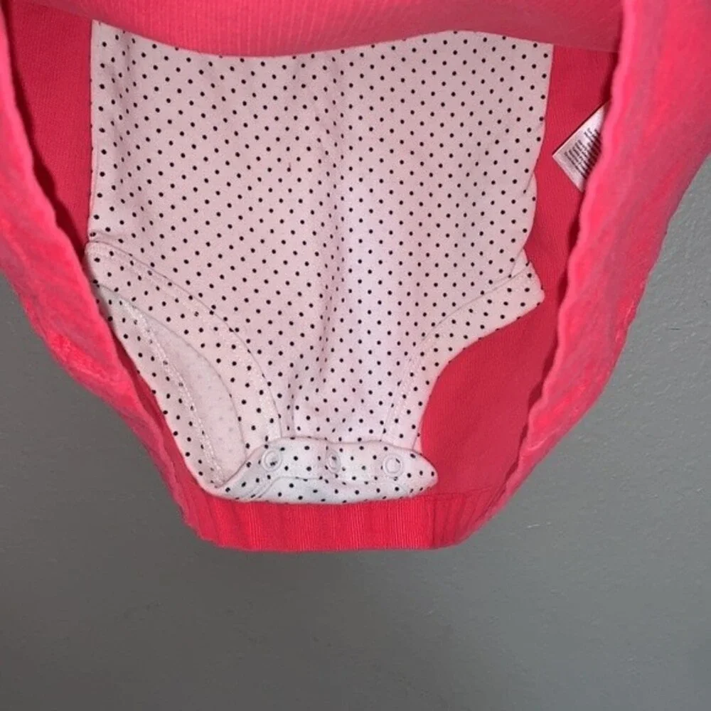 Just One You Baby girl 12 month old Pink textured/corduroy dress.